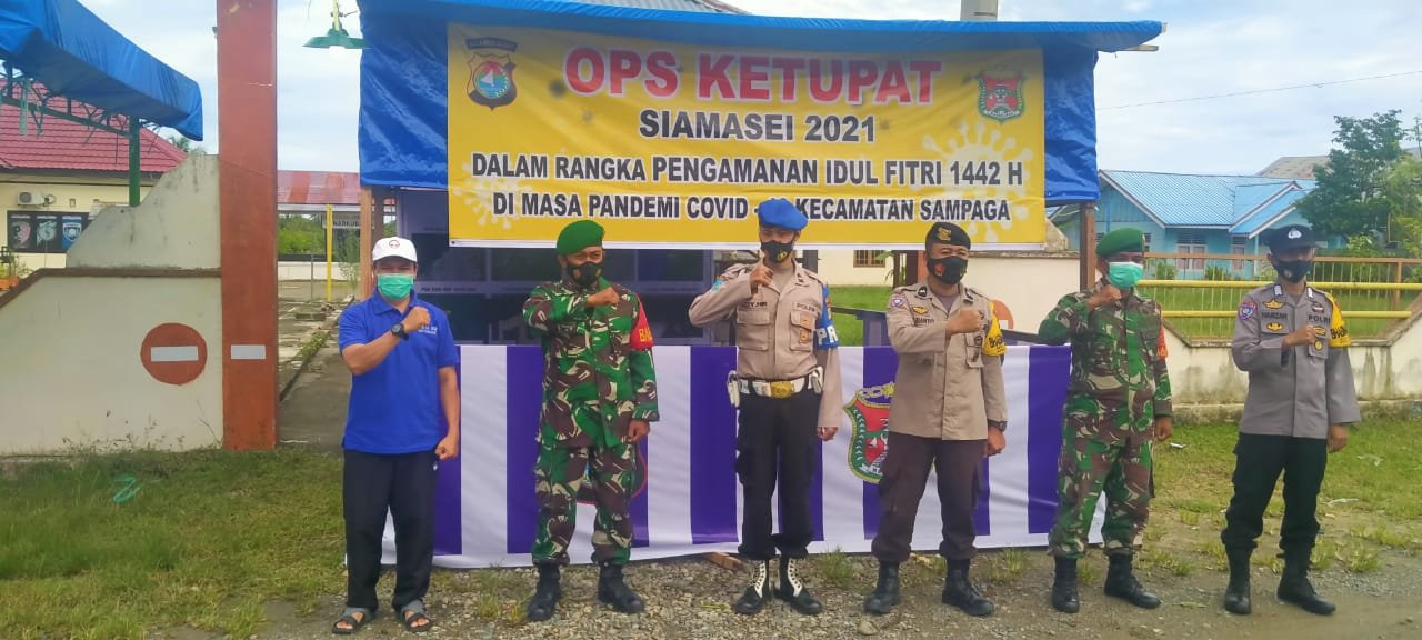 Tiga Pos Pelayanan Dan Dua Pos Penyekatan di wilayah hukum Polresta mamuju