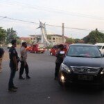 Gabungan TNI-POLRI Lakukan Pengamanan Penyekatan Kembali Obwis Pantai Pangandaran