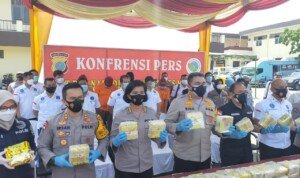Polrestabes Medan Ungkap Peredaran Sabu Jaringan Internasional Sebanyak 40 Kg