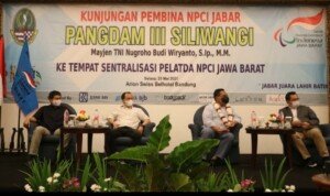 Jelang Peparnas, Pangdam lll Siliwangi Semangati Atlet NPCI Jabar