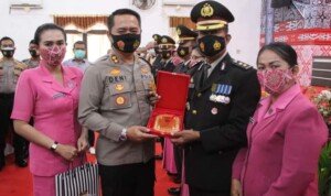 AKBP Deni Pimpin Pelepasan Purna Bhakti Purnawirawan Polri dan ASN Polres Labuhanbatu
