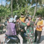 Babinsa Koramil 14/SS III Melaksanakan Operasi Yustisi Dalam Rangka Penerapan Prokes