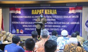 Sekda Hadiri Pengukuhan Fokja Fokuss Karawang