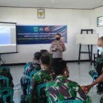Kasat Binmas Polres Fakfak Beri Pembekalan Tentang Organisasi Polsek dan Radikalisme