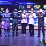 Danrem 044/Gapo Ikuti Kegiatan Silahturahmi Forkopimda Dengan Komponen Masyarakat