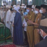 Ikut Sholatkan Jenazah KH Nawawi Dencik, Harnojoyo: Beliau Panutan Warga Palembang
