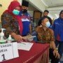 Vaksinasi Covid-19 di Pemkab Blitar yang mendapat dukungan dari PAN Kabupaten Blitar (Robby / Mattanews.co)