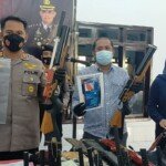 Polres Blitar Ciduk Perakit Senapan Angin Berkaliber 9 mm