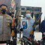 Polres Blitar menyita senjata angin rakitan yang diproduksi di Kabupaten Blitar Jatim (Robby / Mattanews.co)