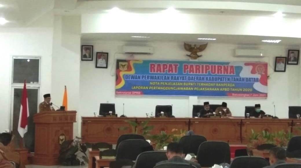 Rapat Paripurna di DPRD Tanah Datar Sumbar (M Rafi / Mattanews.co)