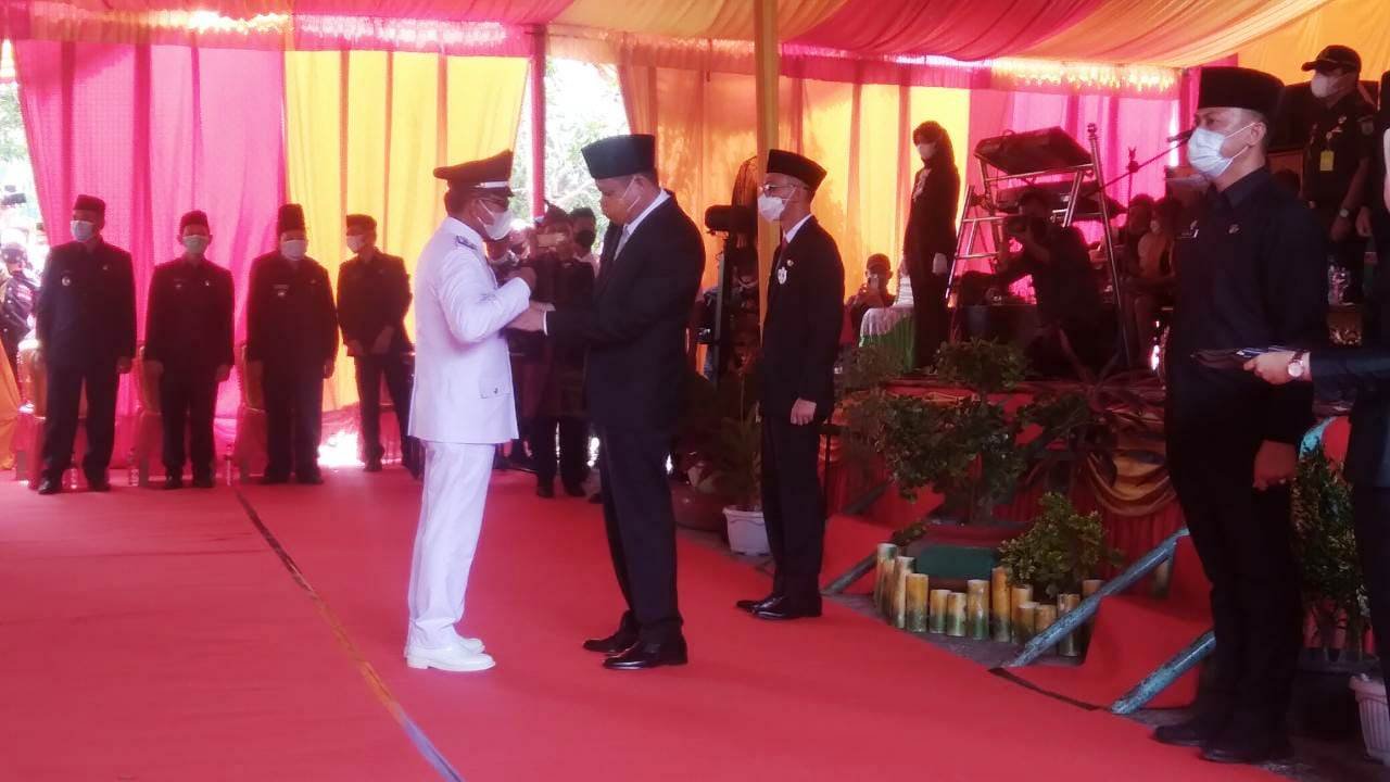 Bupati OKU Timur melantik 23 orang kades di OKU Timur Sumsel (Eko Riyanto / Mattanews.co)