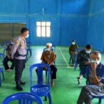 Polsek Lembah Masurai Gelar Monitoring Penyuntikan Vaksin Lansia Tahap Pertama