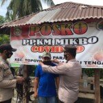 Kapolsek Topoyo Ajak Masyarakat Agar Tidak Takut Divaksin