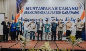 Bupati Hadiri Musyawarah Cabang SPAMK FSPMI Kabupaten Karawang