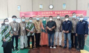PT GHEMM Fasilitasi Dinkes Muara Enim Vaksinasi Karyawan dan Warga