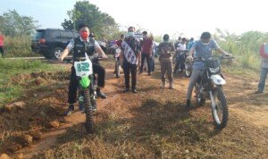 Manjakan Pecinta Motocross, Enos Buka Sirkuit di Taman Edukasi OKU Timur