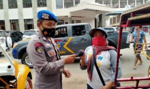 Satpolair Polres Ciamis Gelar Operasi Yustisi dan Edukasi Prokes