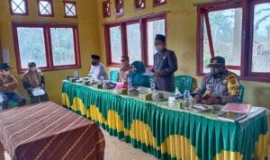 Polsek Jangkat Berhasil Bantu Kelancaran Pelantikan Kades Koto Tapus