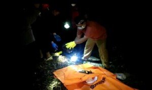 Warga Jelat Ciamis Geger, Temukan Sesosok Mayat Membusuk Tergantung Kawat