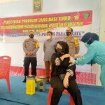 Petinggi Polda Sulbar Cek Vaksinasi Covid-19
