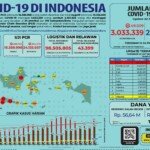 Update 22 Juli 2021 Korban Covid-19 di Indonesia: 3.033.339 Positif, 2.392.923 Sembuh, 79.032 Meninggal