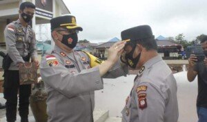 32 Personil Polres Kapuas Hulu Naik Pangkat