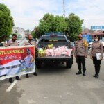 Jumat Berkah, Polres Labuhanbatu Beri Bantuan ke Masyarakat