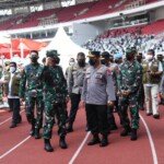 Hari Pertama PPKM Darurat, Kapolri Tinjau Penyekatan Hingga Vaksinasi Massal