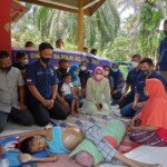 Leting TFTT Polres Labuhanbatu Bantu Pengobatan Anak Penderita Tumor