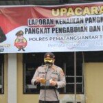 29 Anggota Polres Pematangsiantar Naik Pangkat