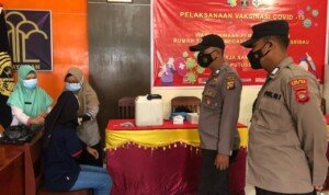 62 WBP Rutan Putussibau Kapuas Hulu Divaksin