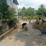 Jalan Guntur Rusak, Dinas PUPR Prabumulih Langsung Ambil Tindakan