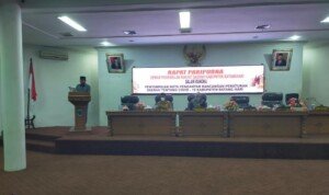DPRD Batanghari Sampaikan Ranperda Covid-19 di Rapat Paripurna