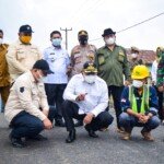 Pembangunan Jalan Aspal Karet Anggaran Pusat Terealisasi di Muba