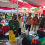 Danrem 081 Dhirotsaha Jaya Tinjau Serbuan Vaksinasi Nasional 