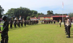 Pengamanan Sidang MK di Labuhanbatu, TNI dan Polri Gelar Patroli Skala Besar