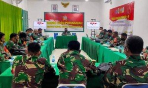 Dandim 1206/PSB Terima Laporan Kewilayahan dari Jajaran Koramil Kapuas Hulu