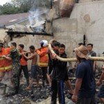 Diduga Akibat Korsleting Listrik, 1 Ruko di Kapuas Hulu Hangus Terbakar Api