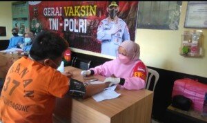 Vaksin Presisi, Polres Tulungagung Sediakan 3 Gerai untuk Tahanan