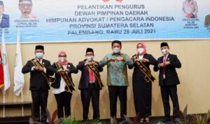 Gubernur Herman Deru Hadiri Pelantikan DPD HAPI Sumsel