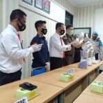 Bandar Narkoba Saksikan Pemusnahan BB di Ditresnarkoba Polda Sumsel