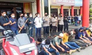 Lagi, Kampung Narkoba Tangga Buntung Dikepung Polisi dan Brimob Polda Sumsel