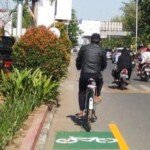 Dishub Karawang Miliki Dua Titik Marka Jalan Khusus Sepeda