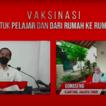 Secara Virtual, Presiden Jokowi Tinjau Vaksinasi Covid-19 untuk Pelajar dari Rumah ke Rumah