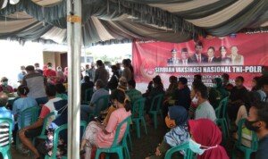 Polres Mateng Lampaui Target Vaksinasi Covid-19