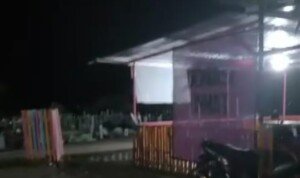 Nobar Semi Final Euro 2021 Italia VS Spanyol di Kuburan