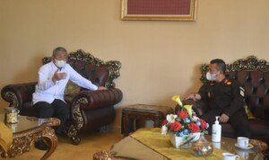 Gubernur dan Kajati Sulbar Bertemu Bahas Perkembangan Covid-19