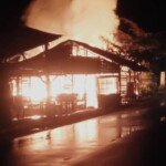 Diduga Akibat Arus Pendek Listrik, Satu Unit Warkop Hangus Terbakar