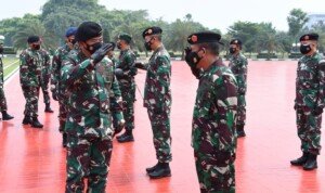Panglima TNI Terima Laporan Korps Kenaikan Pangkat 44 Perwira Tinggi