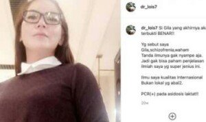 Viral Dokter Tak Percaya Covid-19, dr. Lois Owien Ditangkap Polisi